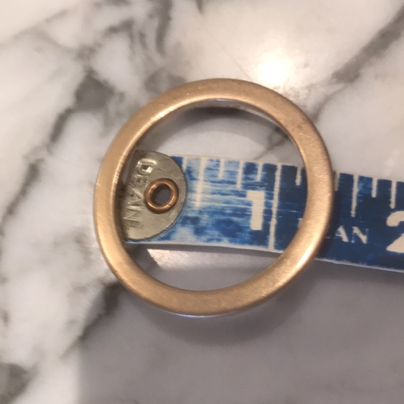 Madewell round metal barrettes 1.5” circumference - Picture 3 of 3